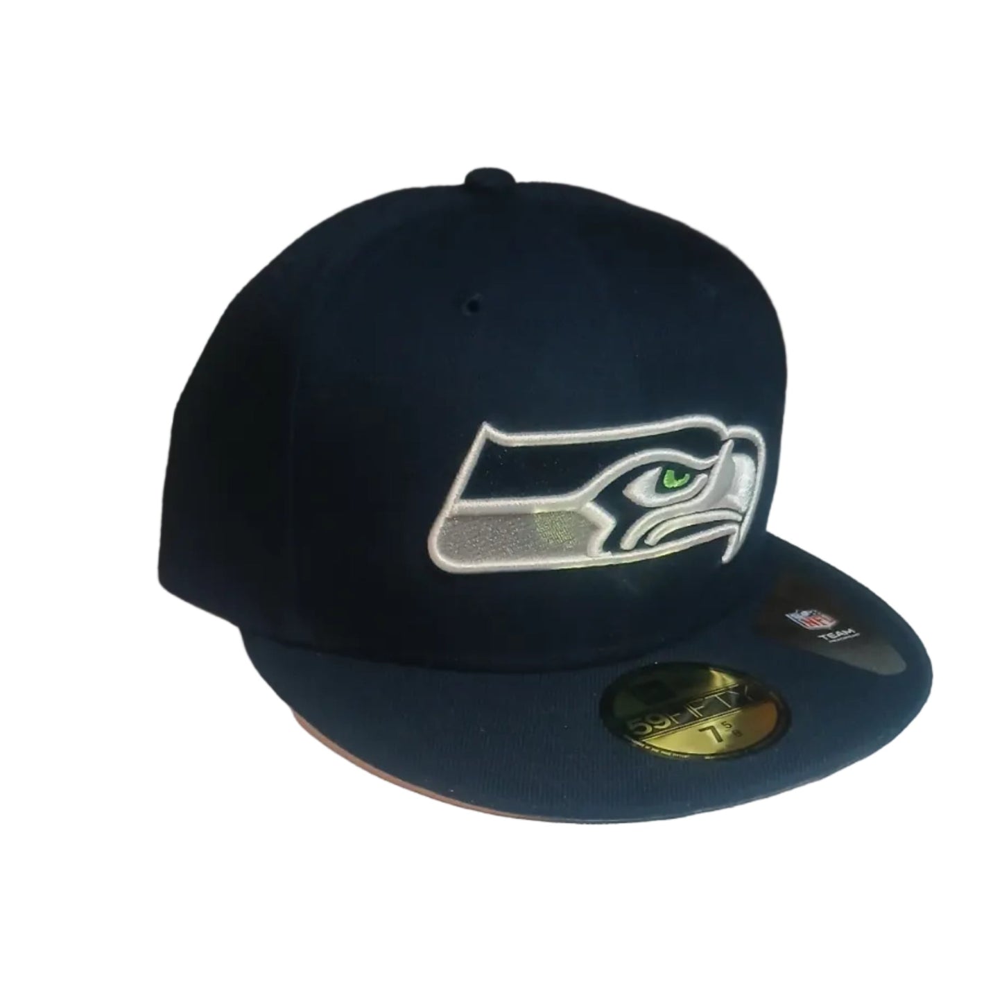 Seattle Seahawks NFL - Royal Blue w/ White Logo Sports Cap - Fitted