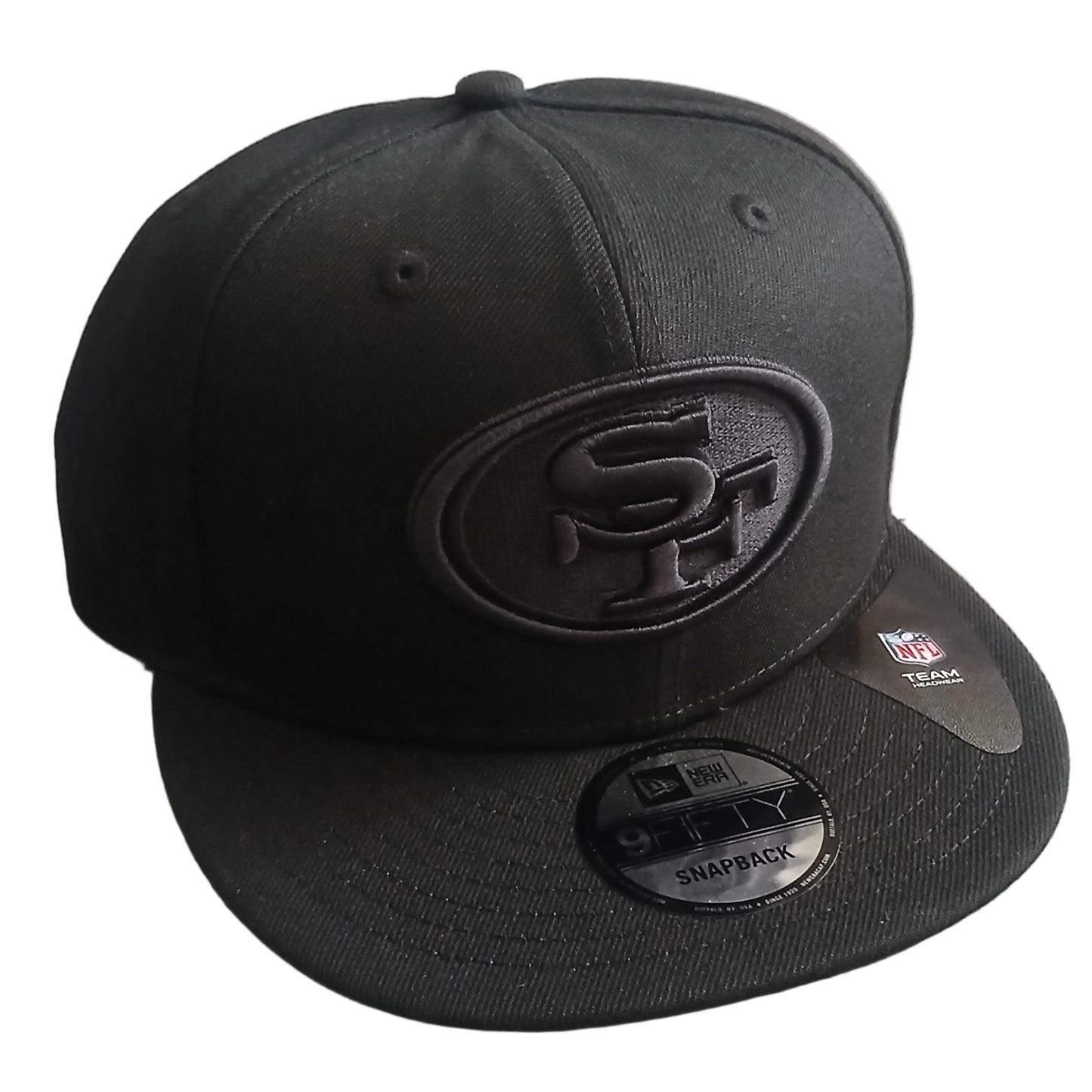 San Francisco 49ers NFL Triple Black Sports Cap - SnapBack