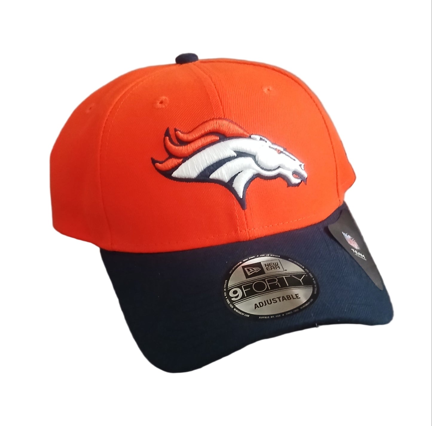 Denver Broncos NFL Orange / Navy Sports Cap - Velcro Adjustable