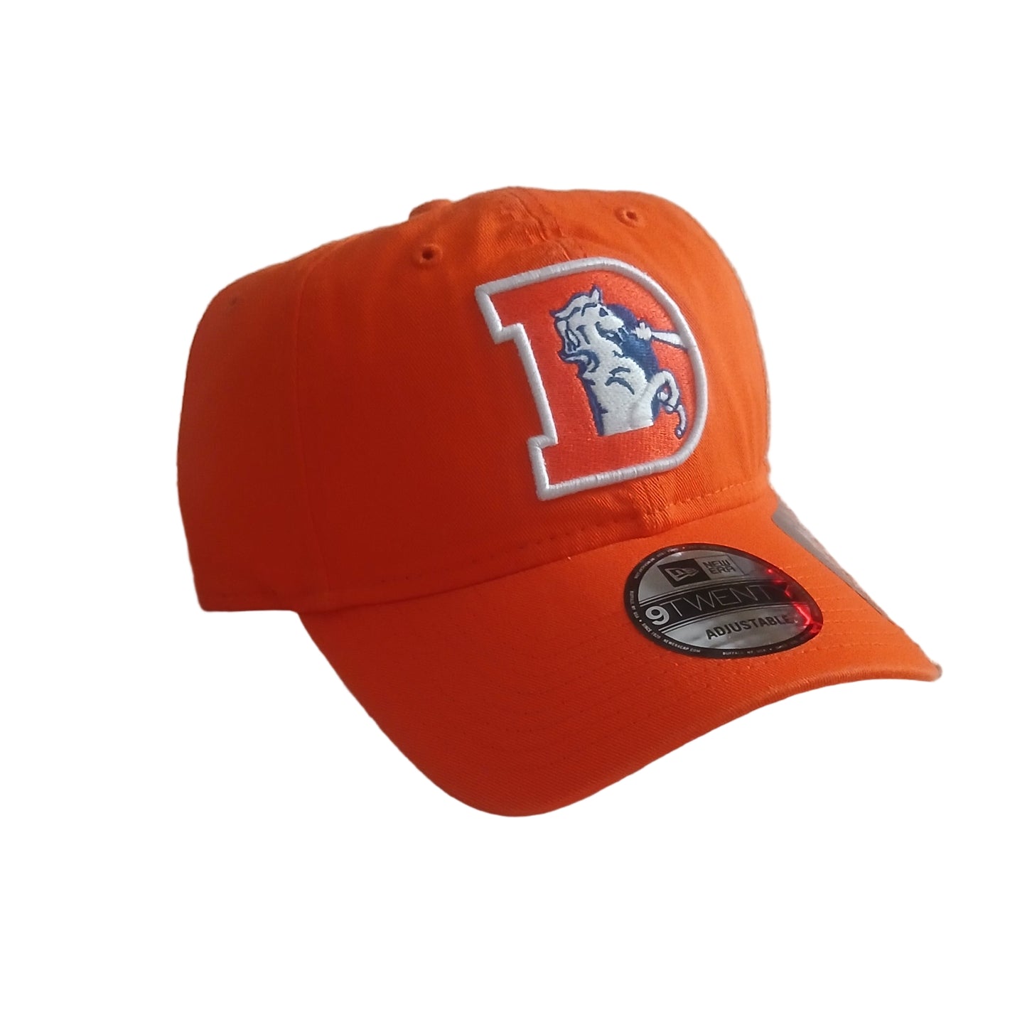Denver Broncos NFL Orange Sports Cap - Letter "D" Logo - Adjustable Buckle