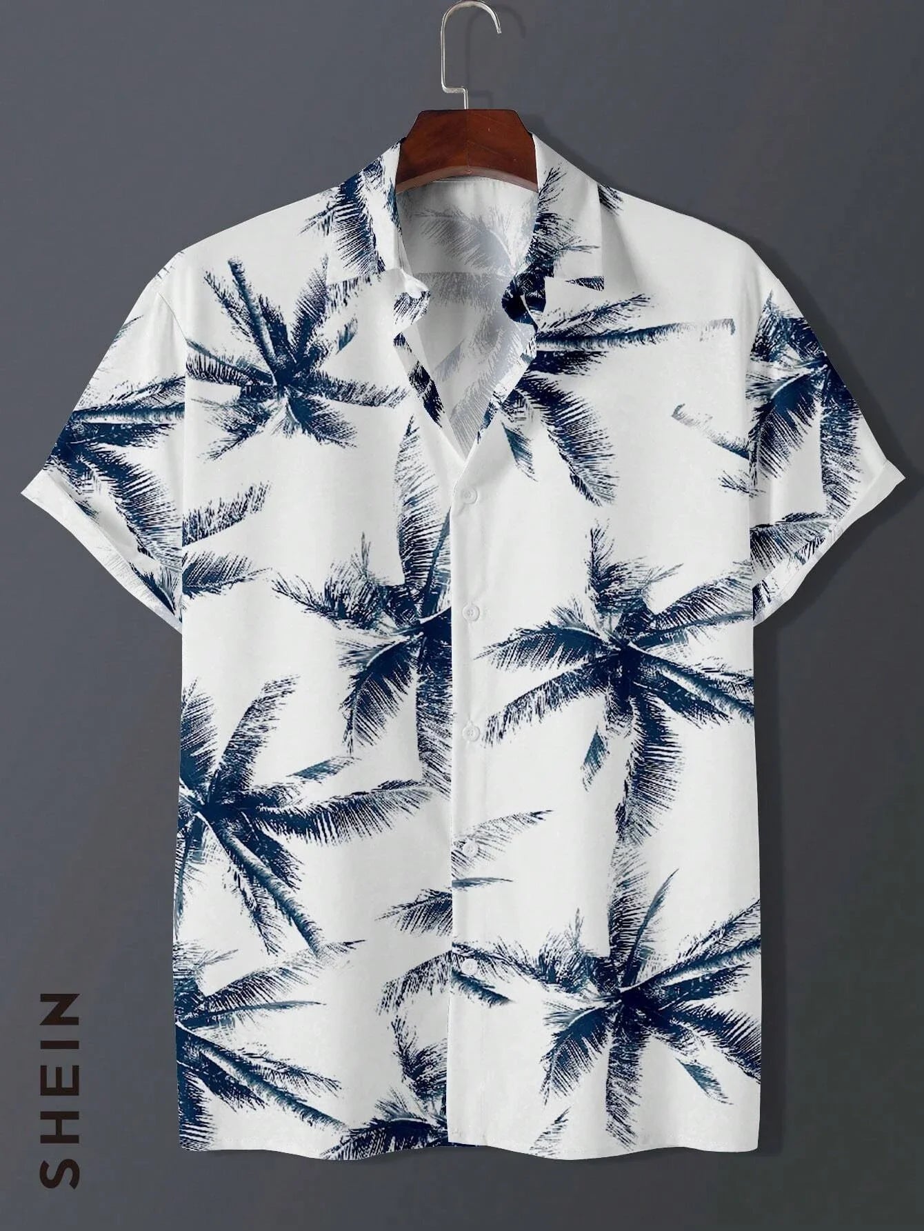 Hawaiian Fashion - Casual Shirt - White / Blue