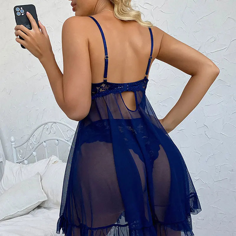 Sexy Nighty Lingerie V-Neck / 2pc Set (2 colors available) S - XXL