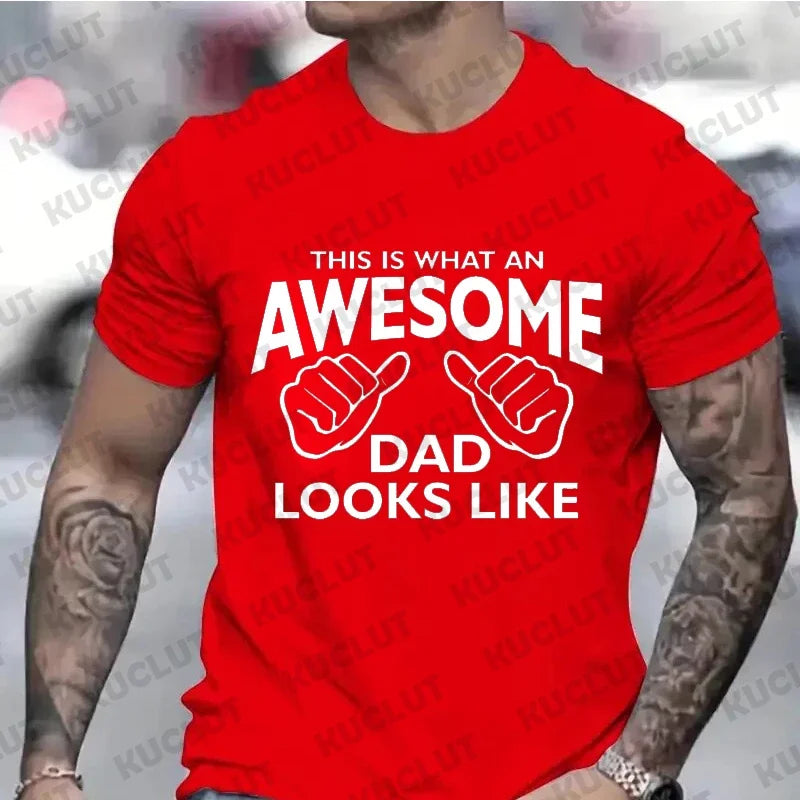 Casual T-Shirt - "This Is What An Awesome Dad Looks Like"