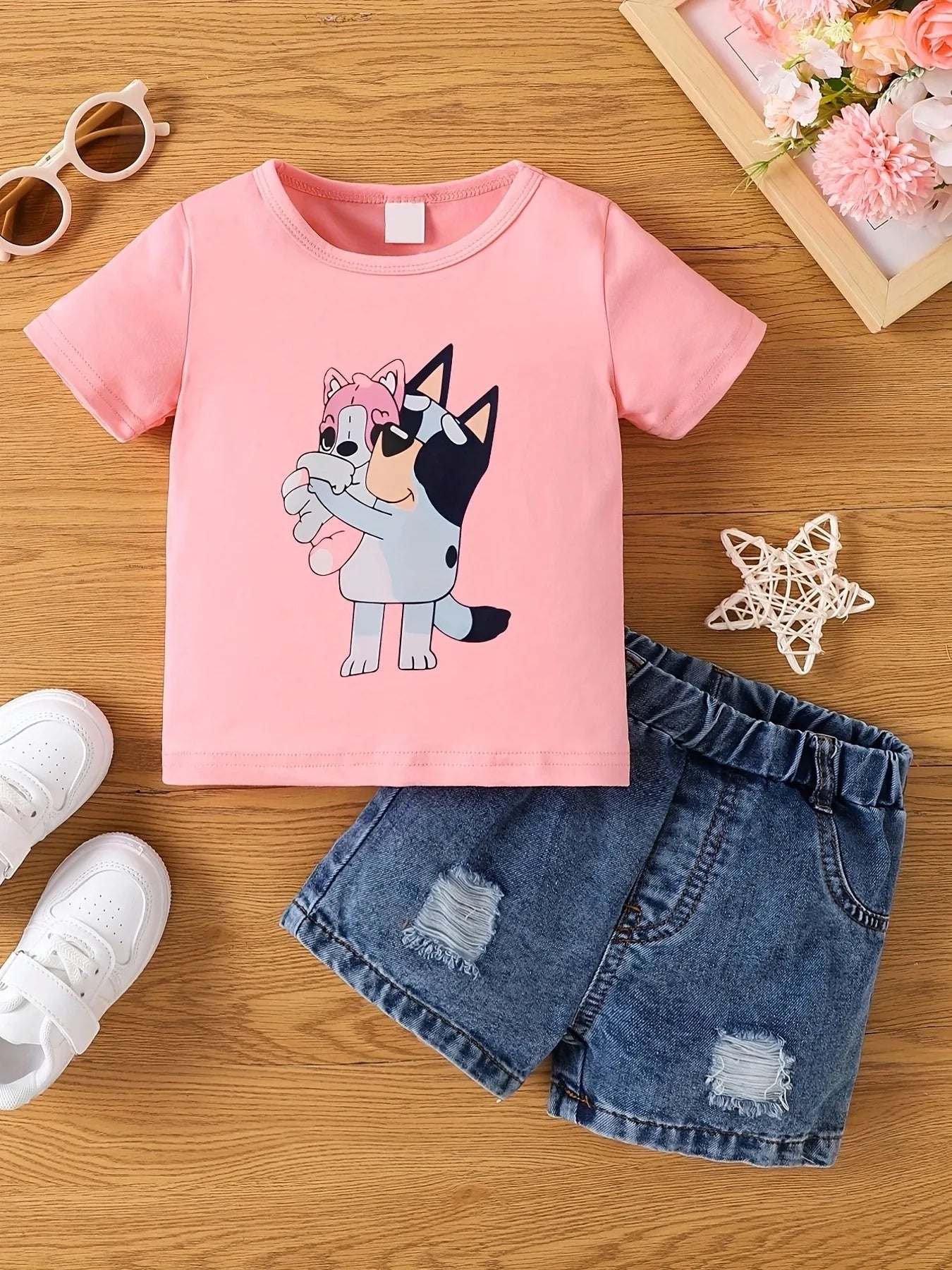 Girls Fashion T-Shirt (Shorts not included)