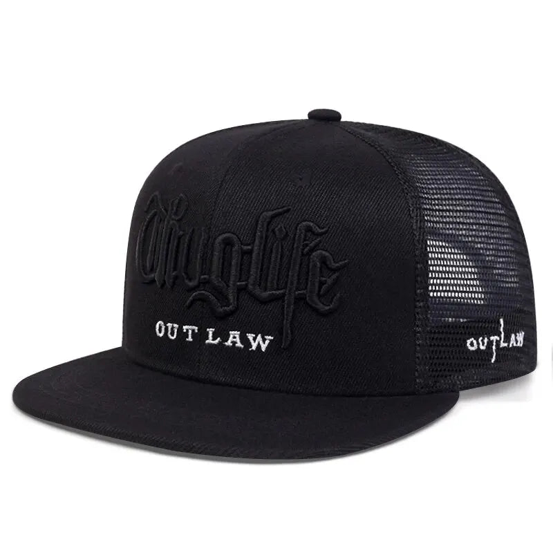 Fashion Thug Life 3D Embroidery Snapback Cap