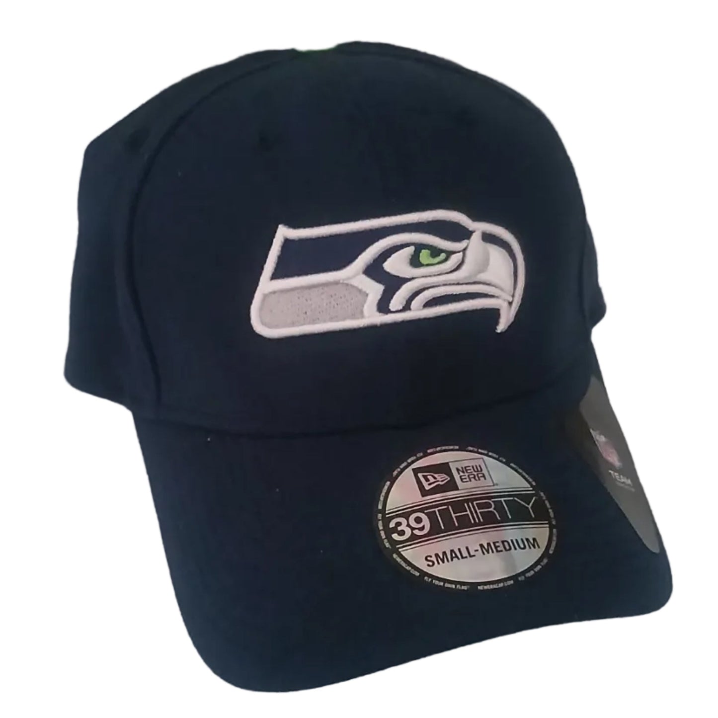 Seattle Seahawks NFL Royal Blue w/Neon Button Sports Cap