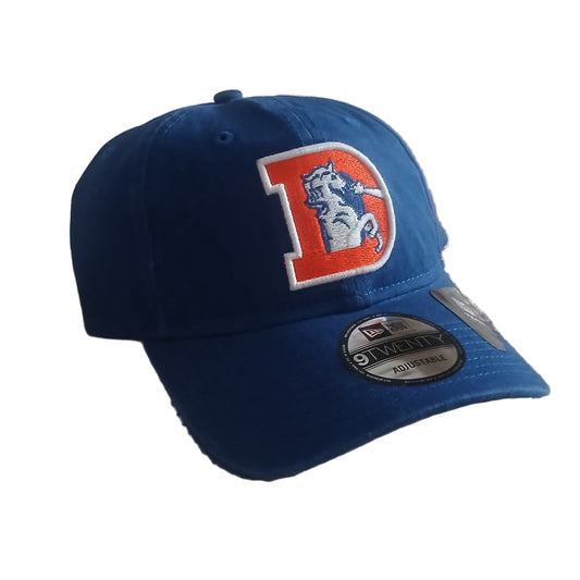 Denver Broncos NFL Blue Sports Cap - Letter "D" Logo - Adjustable Buckle
