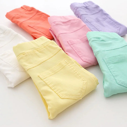 Girls Fashion Trendy Pastel Pants