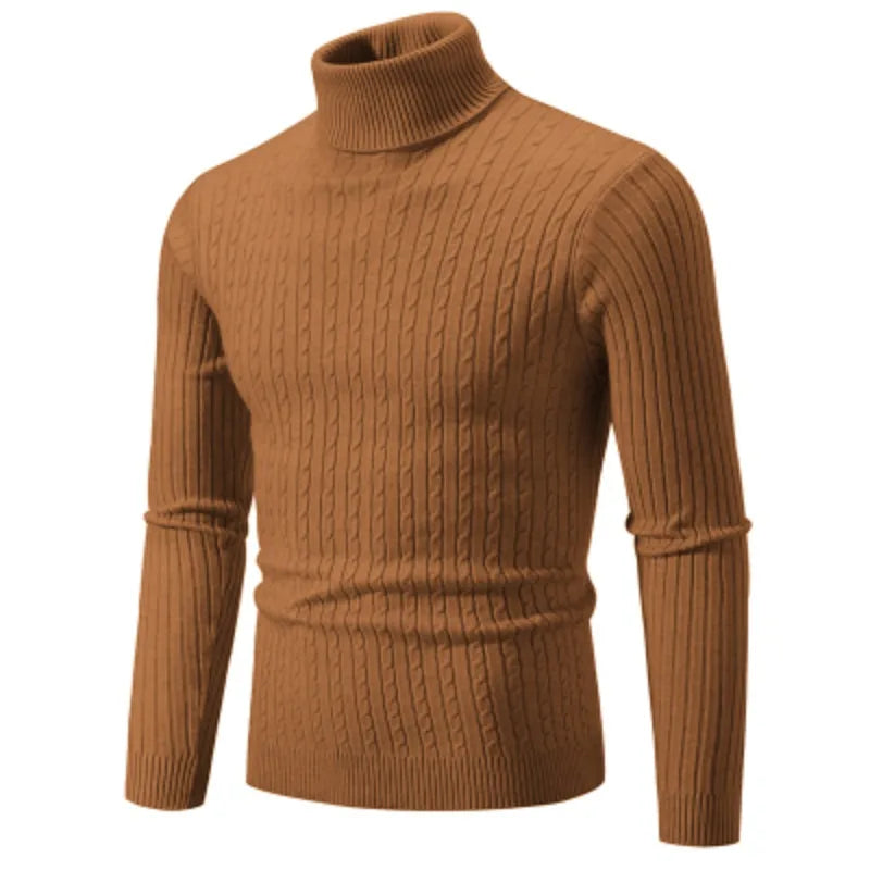 New Men's Casual Turtleneck Sweater (9 colors available)