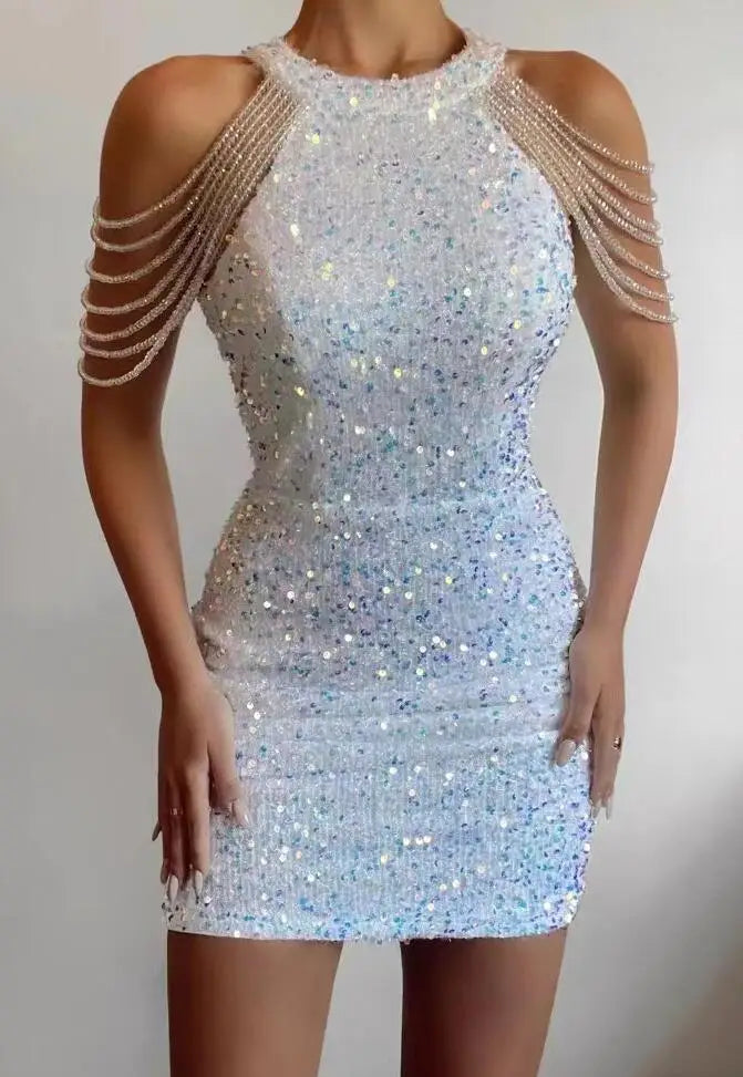 New Fashion - Elegant Sequins Dress (6 colors available)
