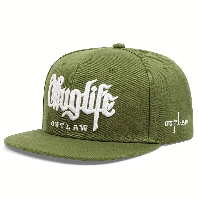Fashion Thug Life 3D Embroidery Snapback Cap