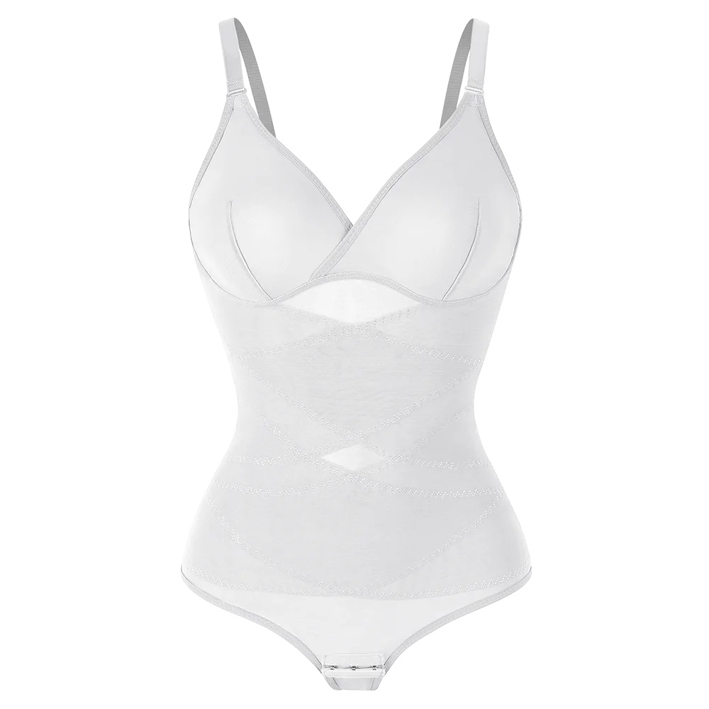 Shapewear Cross Tummy Control - Slimming Waist Bodysuit