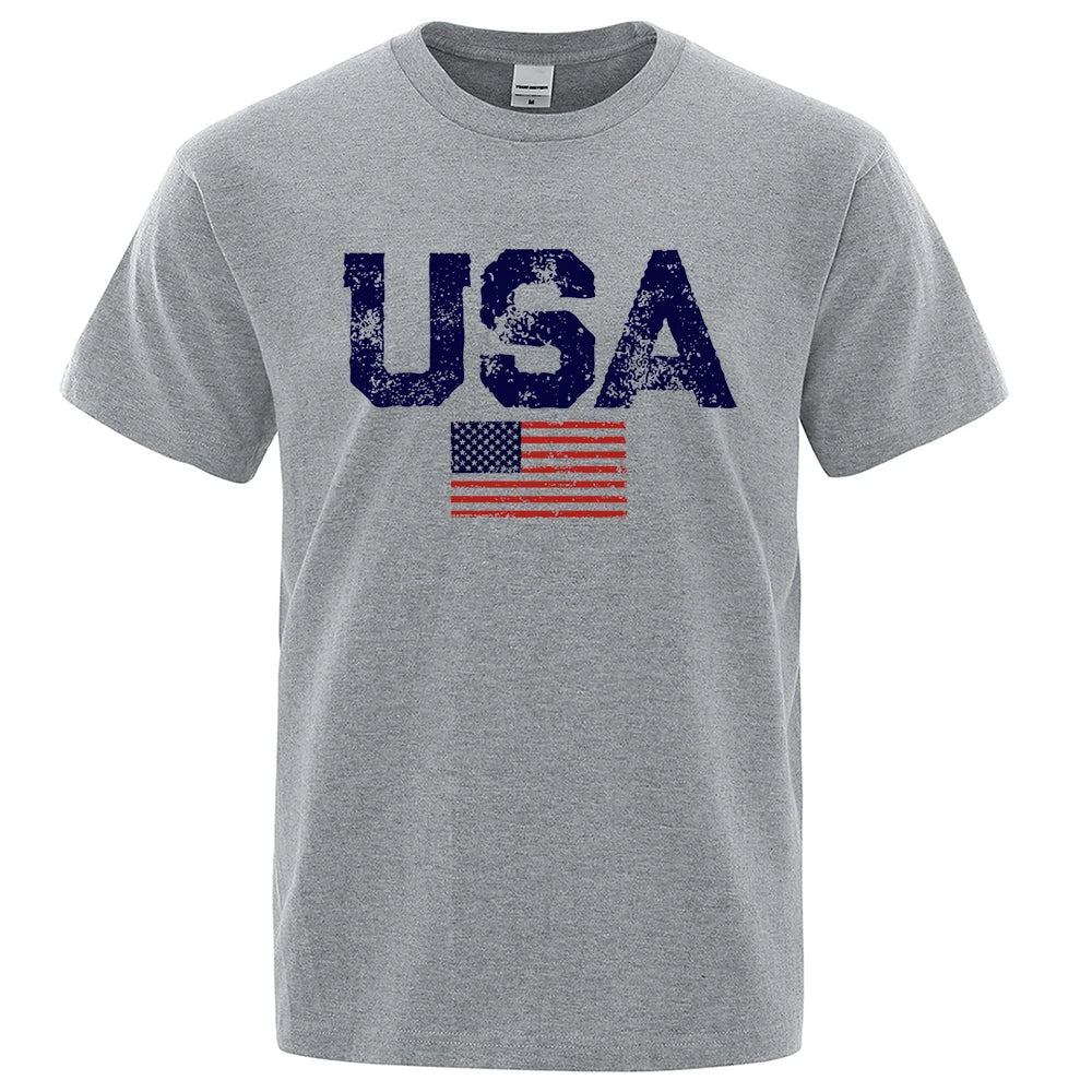 Vintage T-Shirts - USA Flag Print