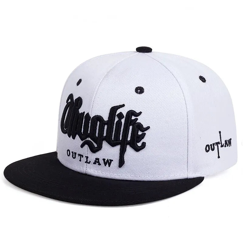 Fashion Thug Life 3D Embroidery Snapback Cap