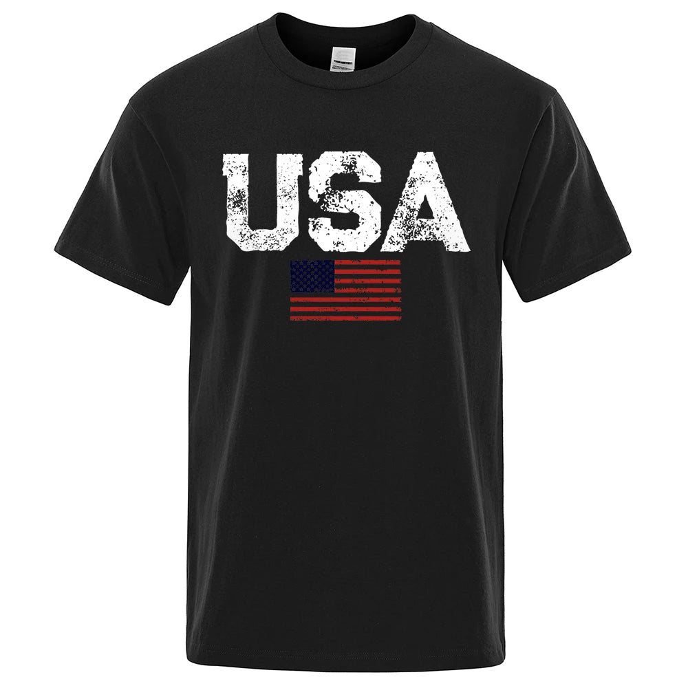 Vintage T-Shirts - USA Flag Print