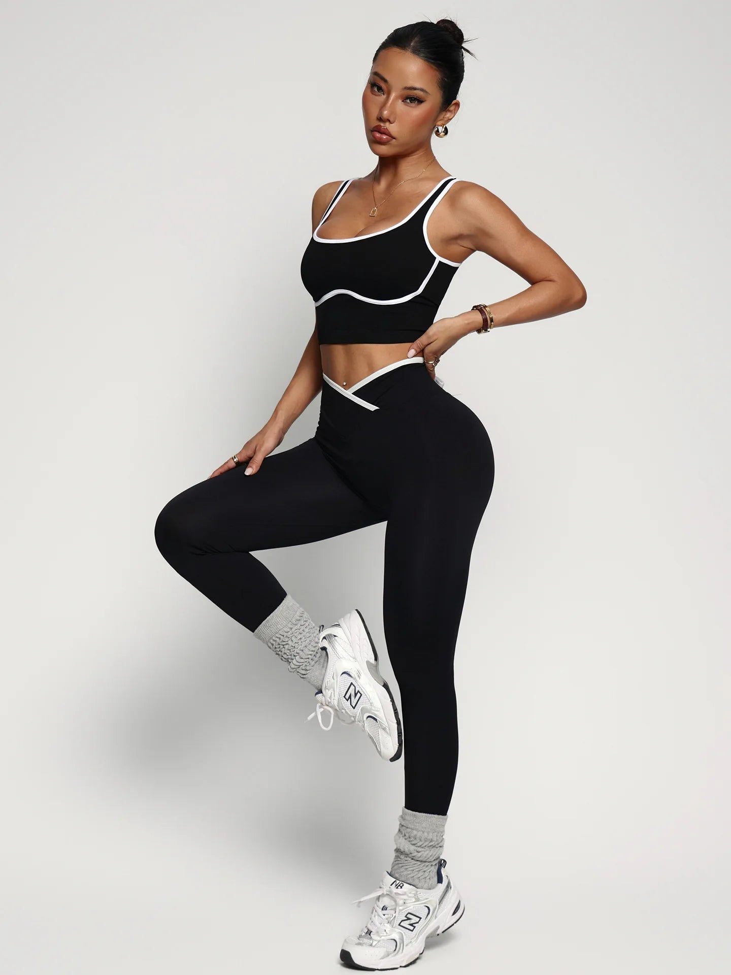 Women's Fitness Sports Outfit Set (4 colors available)
