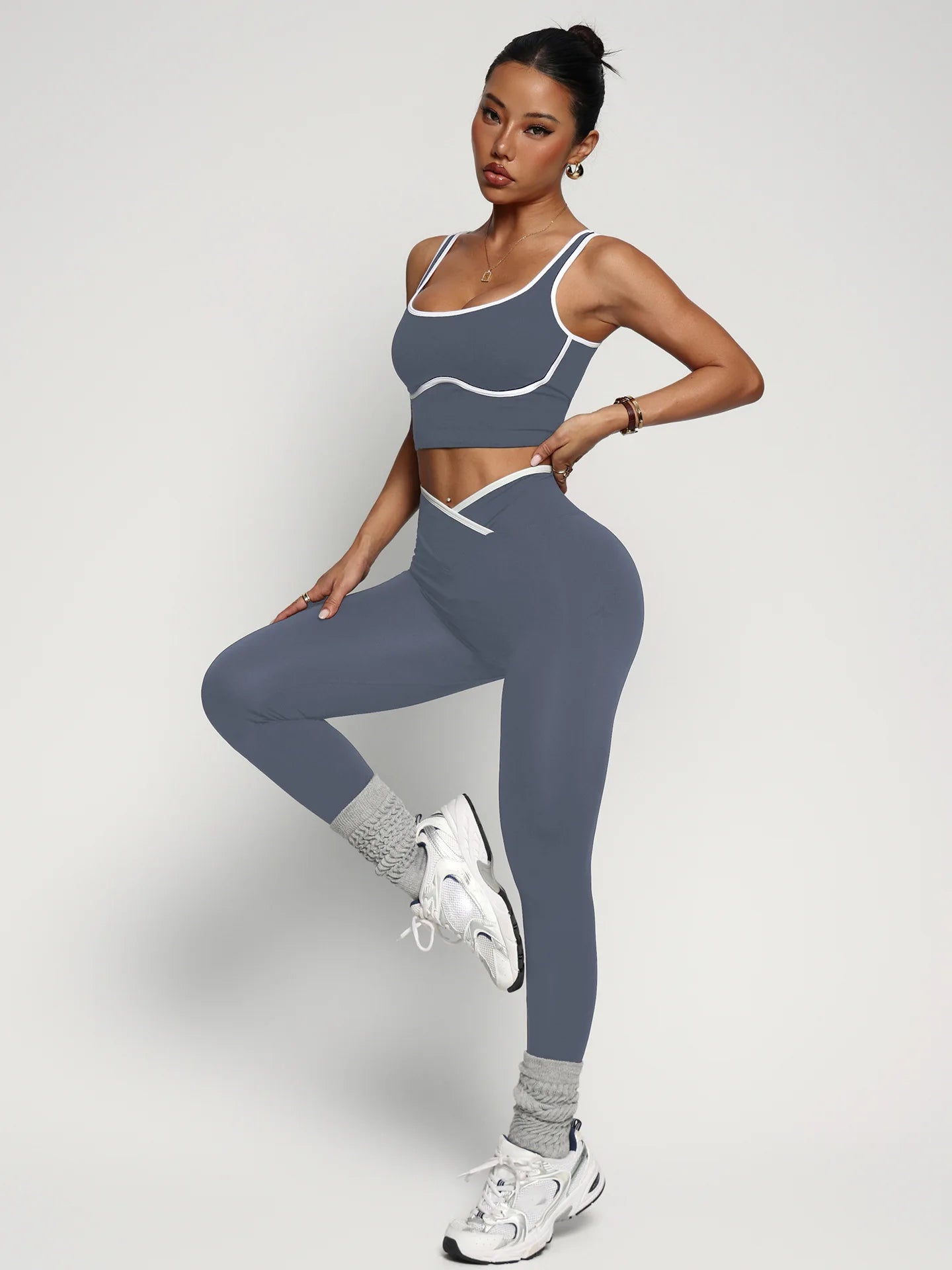 Women's Fitness Sports Outfit Set (4 colors available)