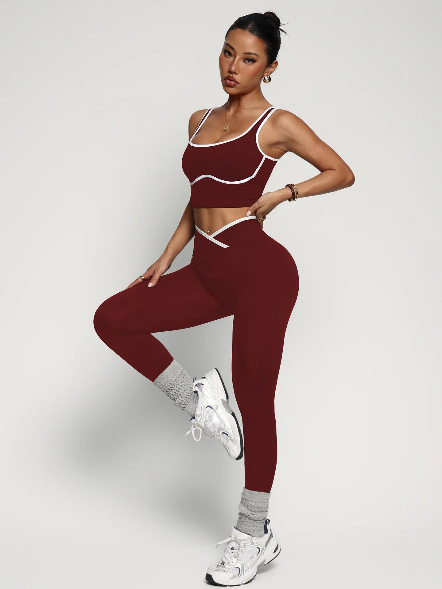 Women's Fitness Sports Outfit Set (4 colors available)