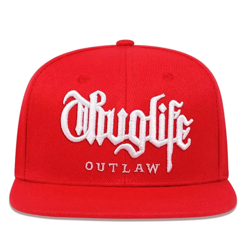 Fashion Thug Life 3D Embroidery Snapback Cap