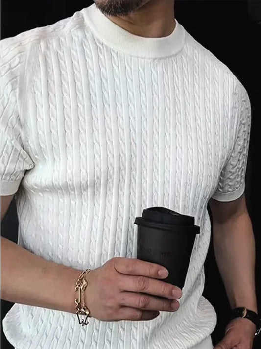Men's Crew-Neck Shirt - Casual or Dressy (2 colors available)