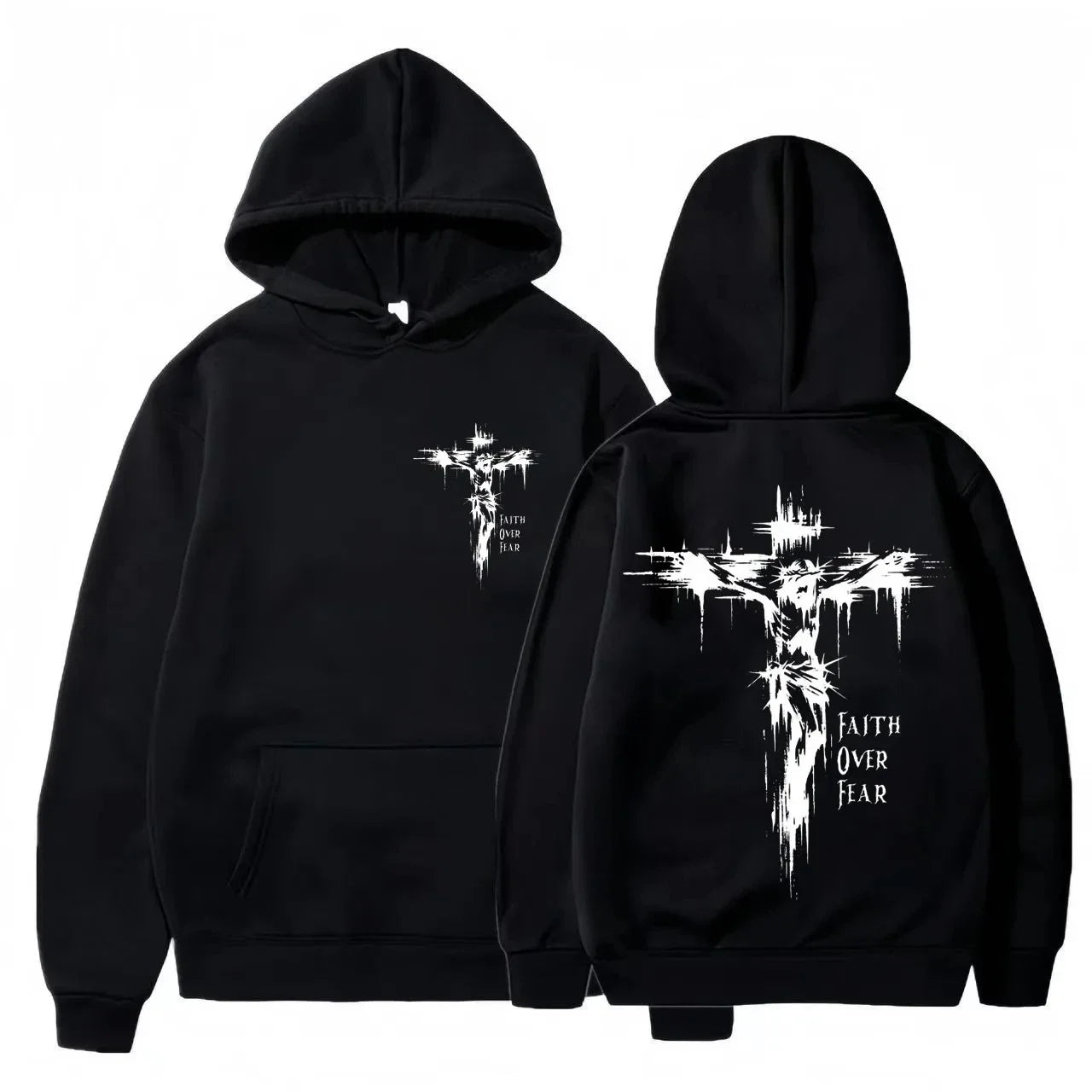 Hoodie - Spiritual - "Faith Over Fear"