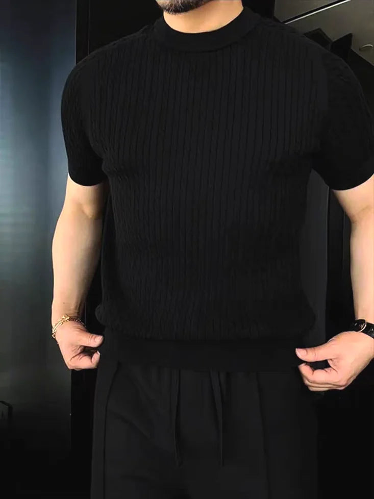 Men's Crew-Neck Shirt - Casual or Dressy (2 colors available)