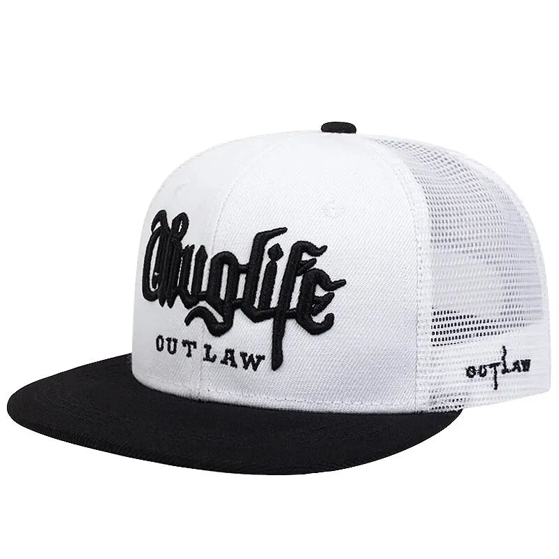 Fashion Thug Life 3D Embroidery Snapback Cap