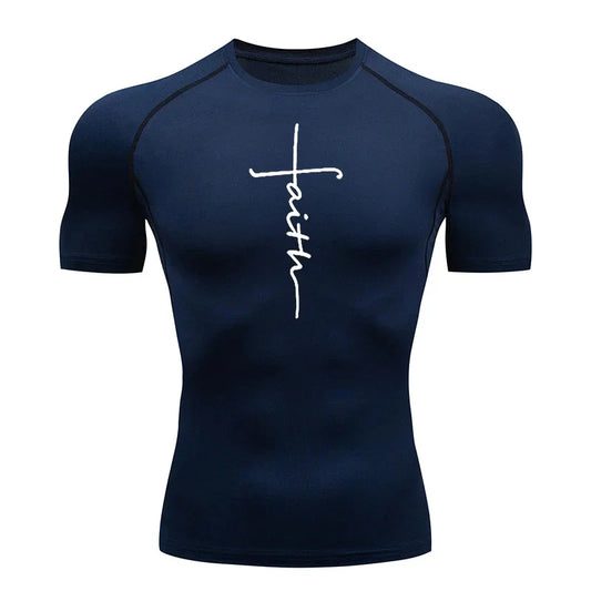 Religious Fitness T-Shirt - "Faith" (5 colors available)