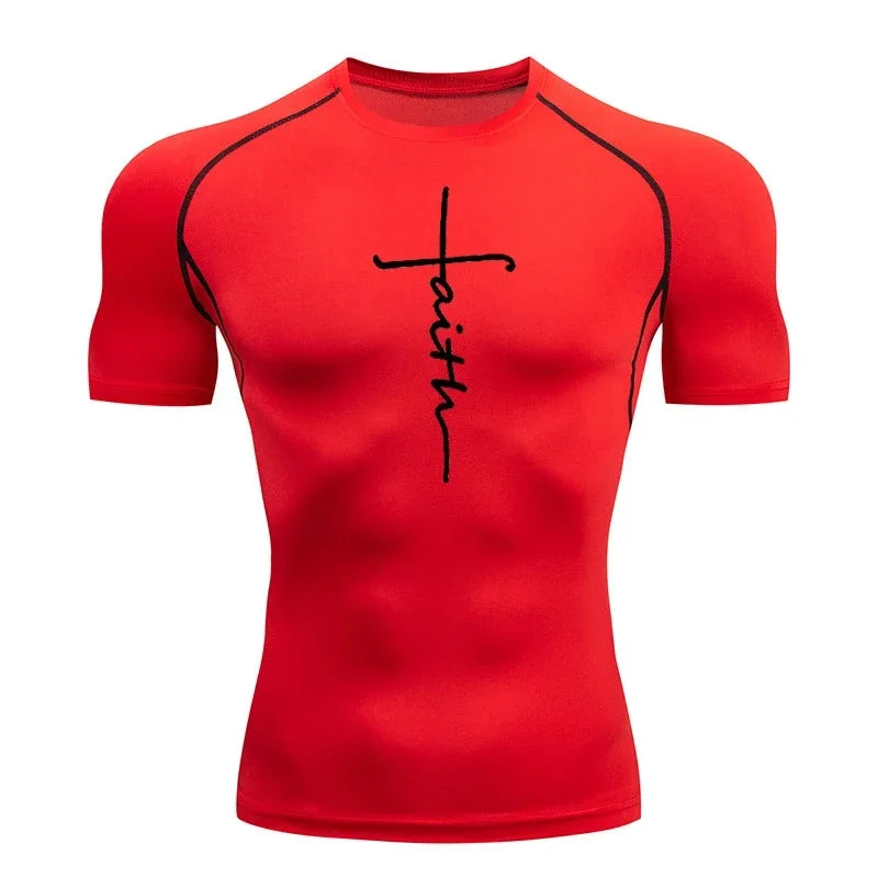 Religious Fitness T-Shirt - "Faith" (5 colors available)