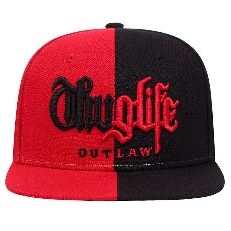 Fashion Thug Life 3D Embroidery Snapback Cap