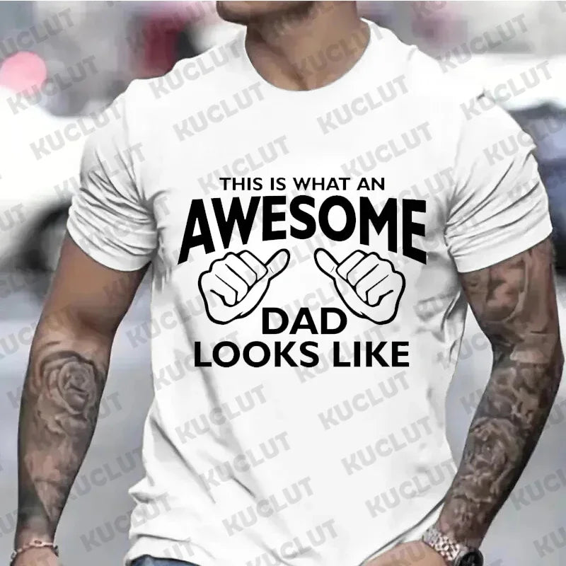 Casual T-Shirt - "This Is What An Awesome Dad Looks Like"