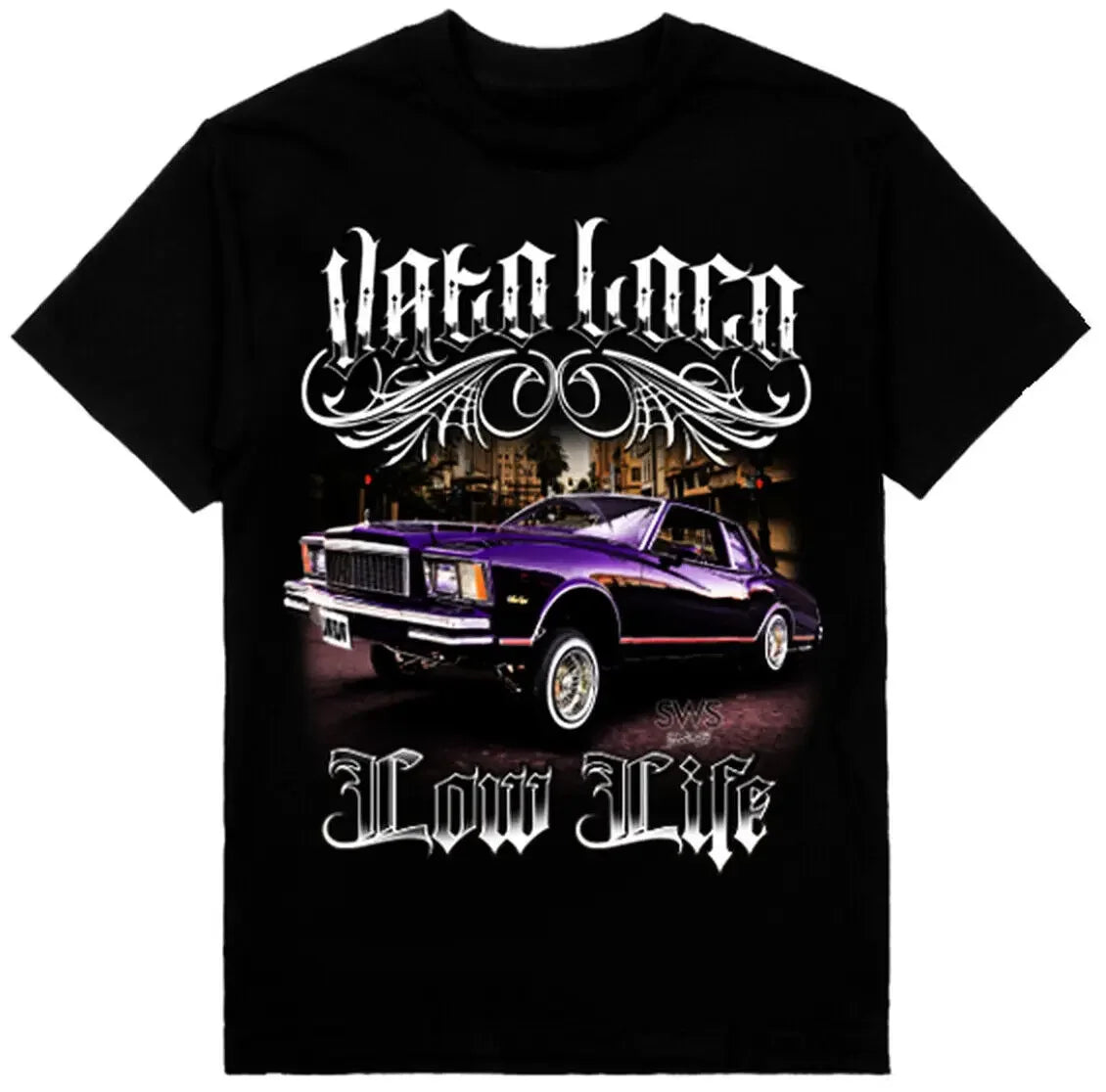 LowRider Monte Carlo Vato Loco Graphic T-Shirt (4 colors available)