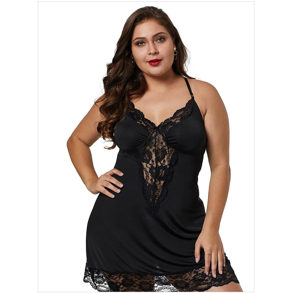 Elegant Sexy Lace Nightgown (7 colors available) S-7XL
