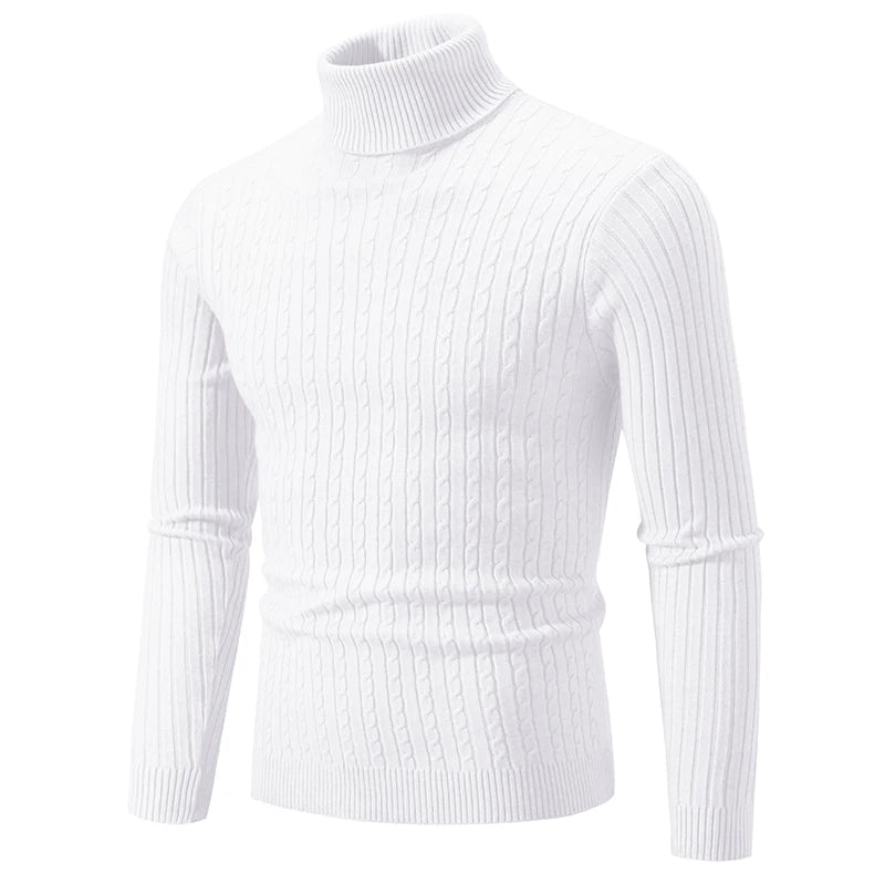 New Men's Casual Turtleneck Sweater (9 colors available)