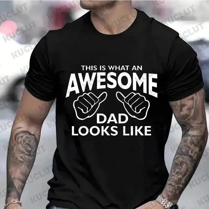 Casual T-Shirt - "This Is What An Awesome Dad Looks Like"