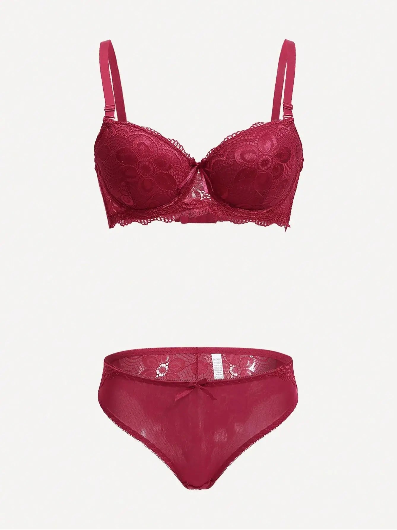 Sexy Lingerie 2pc-Set Push Up Bra / Lace Panty Set