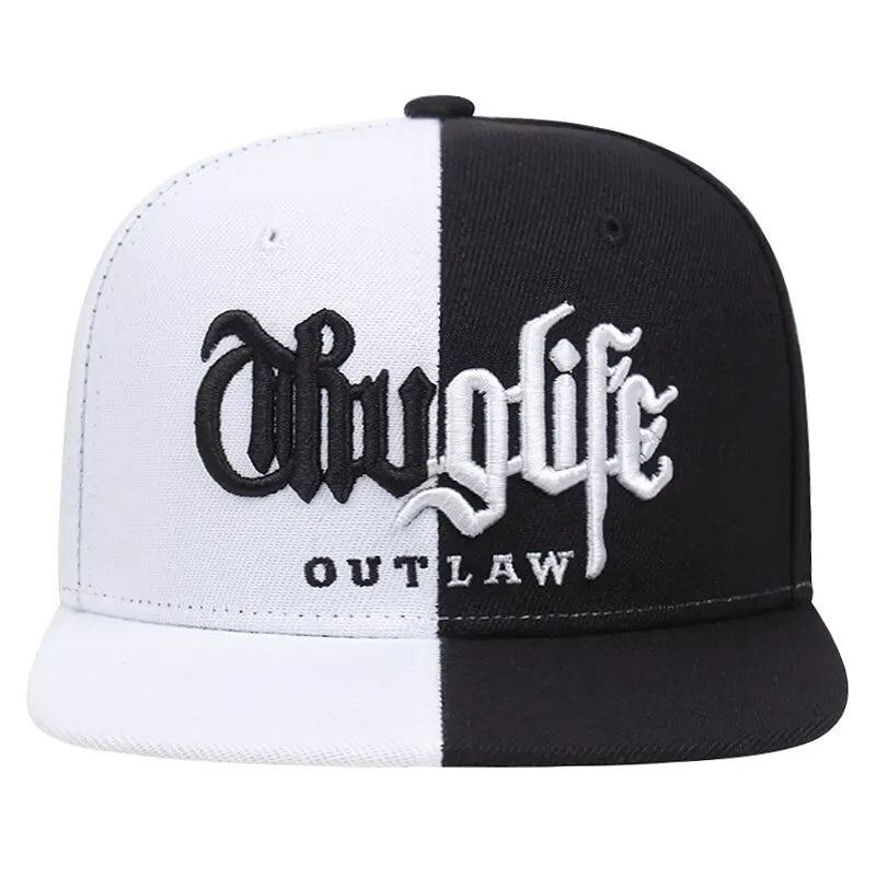Fashion Thug Life 3D Embroidery Snapback Cap