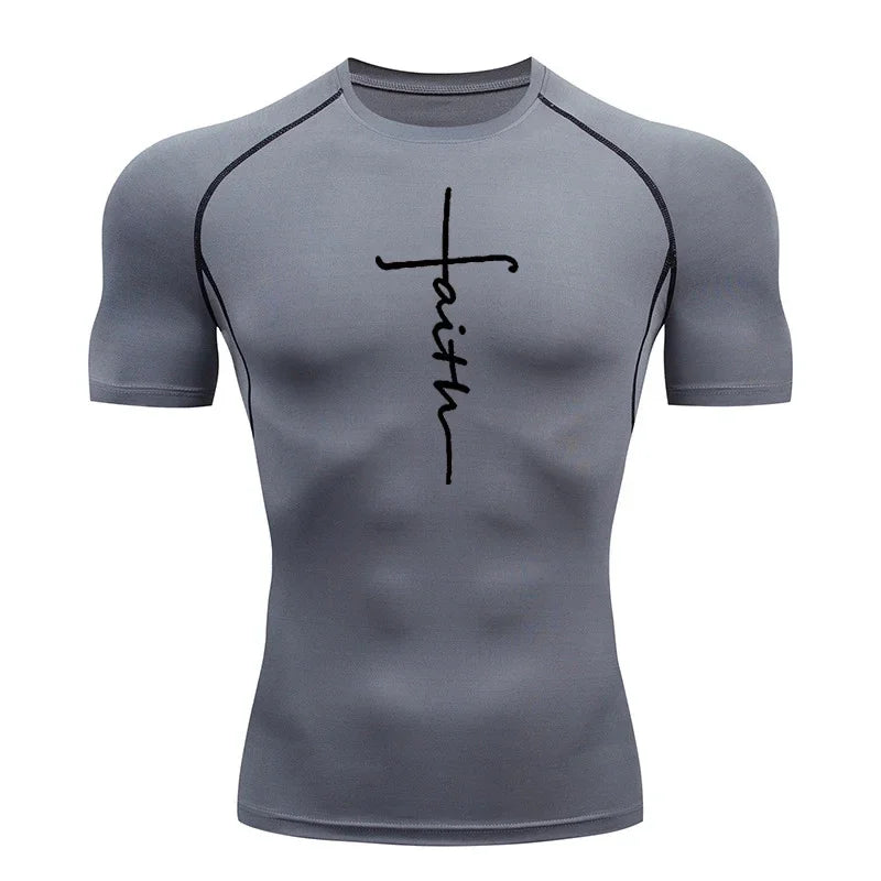 Religious Fitness T-Shirt - "Faith" (5 colors available)
