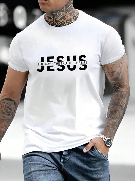 Blessed Fashion T-Shirt - Jesus - Casual Short Sleeve