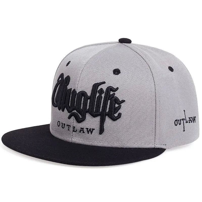 Fashion Thug Life 3D Embroidery Snapback Cap