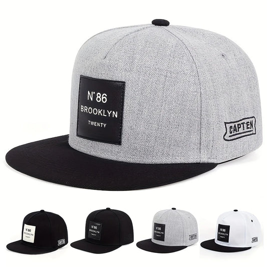 Unisex BROOKLYN Label - Adjustable Snapback Sports Cap