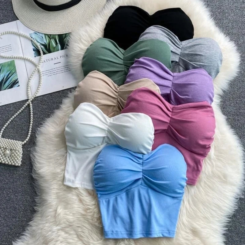 New Fashion Tube-Top/ Crop-Top (8 colors available)