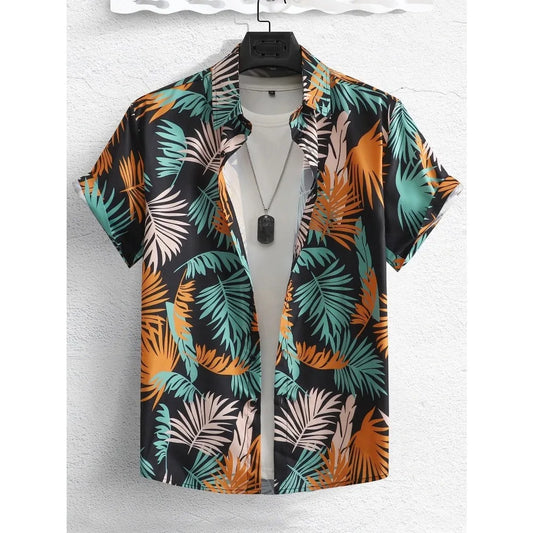 Hawaiian Fashion - Casual Shirt - Multi Color Autumn