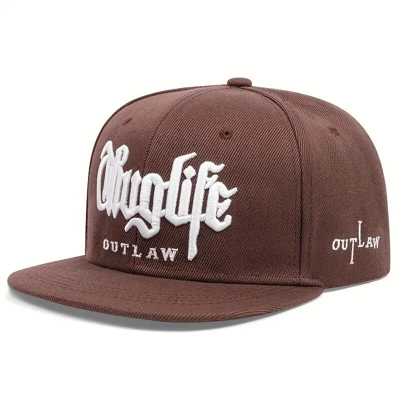 Fashion Thug Life 3D Embroidery Snapback Cap