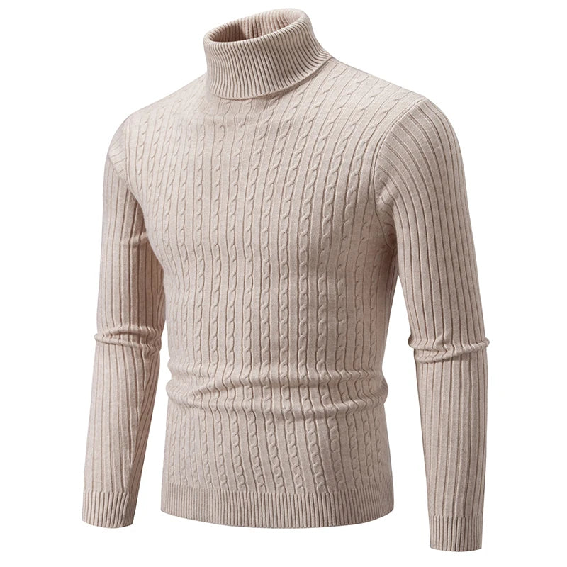 New Men's Casual Turtleneck Sweater (9 colors available)