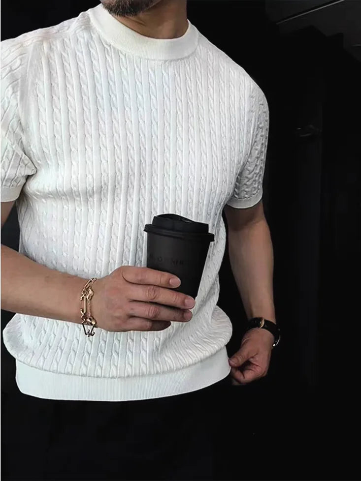Men's Crew-Neck Shirt - Casual or Dressy (2 colors available)
