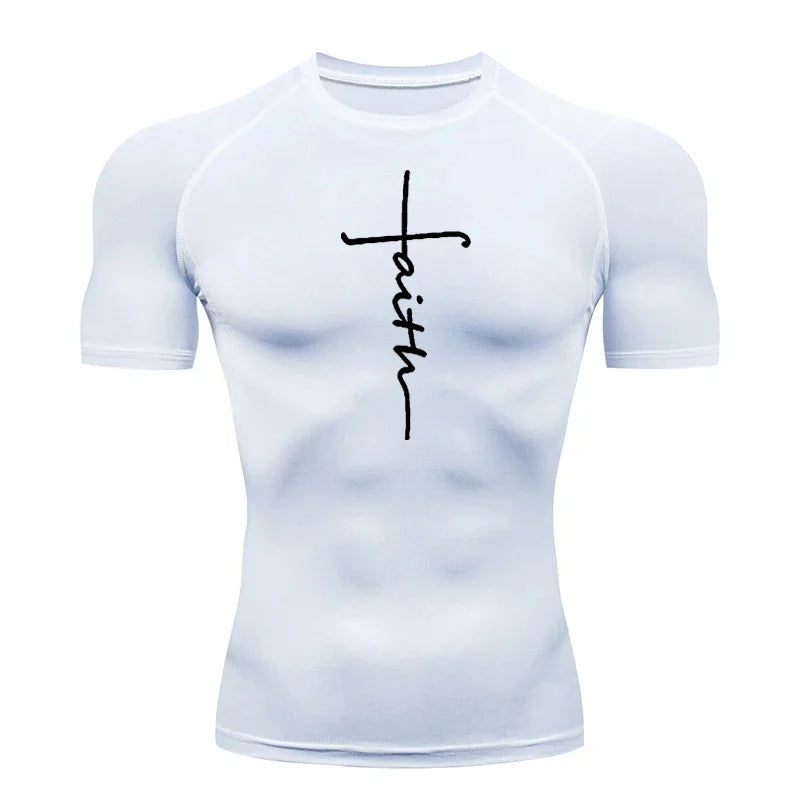 Religious Fitness T-Shirt - "Faith" (5 colors available)